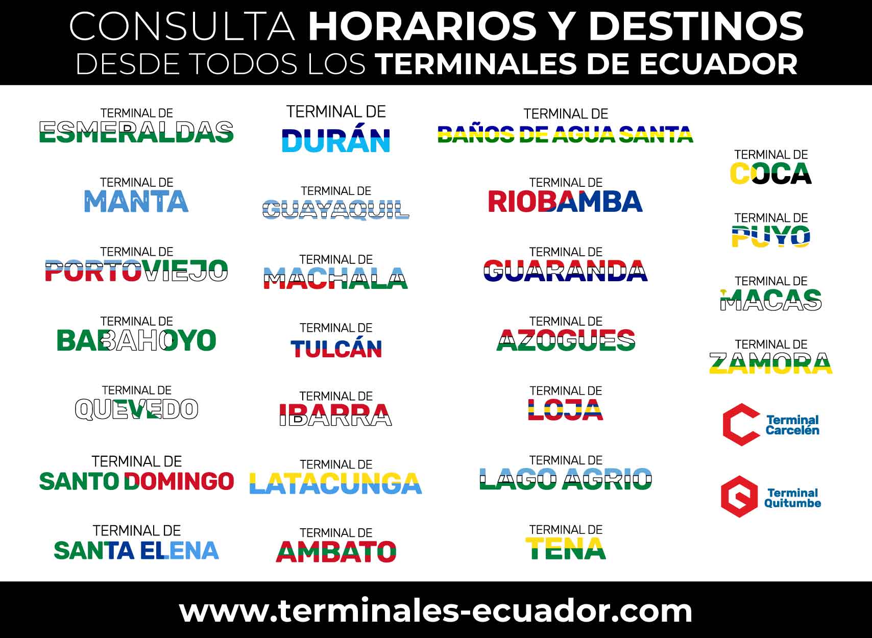terminales terrestres ecuador